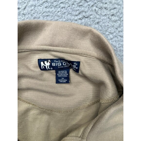 Big Dogs khaki and black polo golf size 3x fun and attitude - Picture 6 of 6